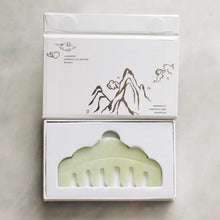 Load image into Gallery viewer, Jade Massaging Gua Sha Comb